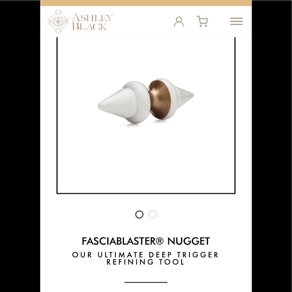 NWT Ashley Black Fascia blaster Nugget Tool w/free bonus Ashley Black headband!